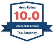 Amna Avvo 10.0 Top Attorney